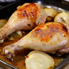 Cuisse de poulet grillée